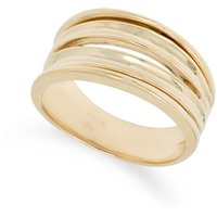 anello da donna a fascia in oro giallo 9kt 